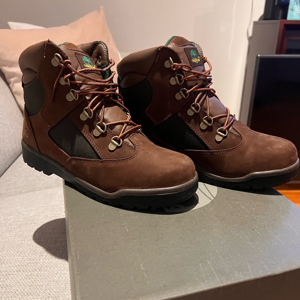 Beef and Broccoli Timberland boots